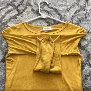 Mustard yellow long sleeve